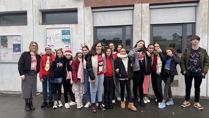 Le collège fête Noël